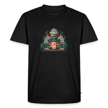 Voiture de sport - T-shirt Premium bio Homme - noir - Devant - Nico (187cm)