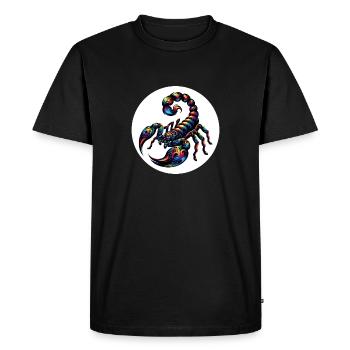 Scorpion - Men's Premium Organic T-Shirt - black - Front - Nico (187cm)