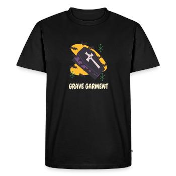 Cercueil de la mort Goth cercueil effrayant Halloween Vampires - T-shirt Premium bio Homme - noir - Devant - Nico (187cm)