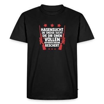Hunting Hunting Deer Hunting Wild Boar Hunting Hunter - Men's Premium Organic T-Shirt - black - Front - Nico (187cm)