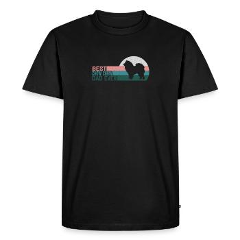 Meilleur Chow Chow Dad Ever Chien Chow Chow rétro - T-shirt Premium bio Homme - noir - Devant - Nico (187cm)