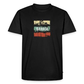 Oaxaca Mexico Artistic Vacation Souvenir Abstract - Men's Premium Organic T-Shirt - black - Front - Nico (187cm)