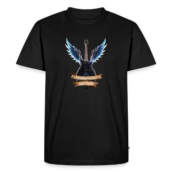 Rock Guitar 2024 05 - Men's Premium Organic T-Shirt - black - Front - Nico (187cm)