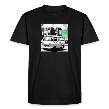 PNG File - T-shirt Premium bio Homme - noir - Devant - Nico (187cm)