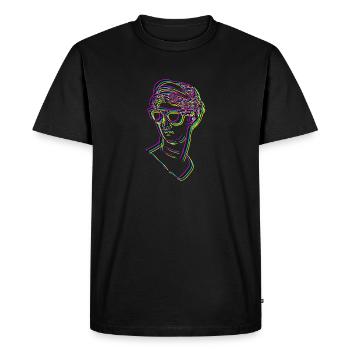 Ancien Dieu Grec Déméter Mythologie - T-shirt Premium bio Homme - noir - Devant - Nico (187cm)