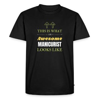 Voici à quoi ressemble une manucure géniale - T-shirt Premium bio Homme - noir - Devant - Nico (187cm)