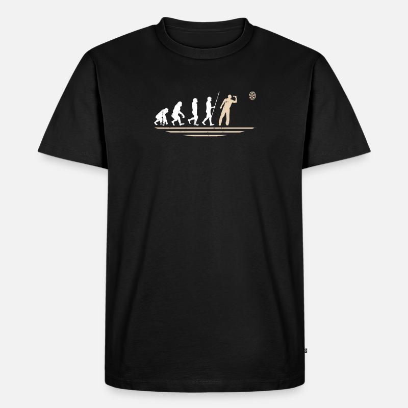 Dart d’art Dart d’évolution - T-shirt Premium bio Homme - noir