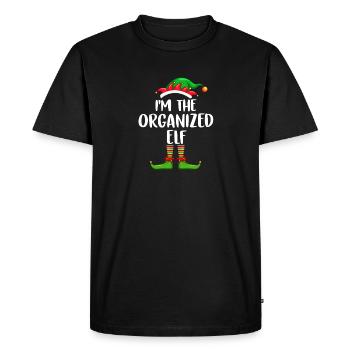 I'm The Organised Elf Shirt Matching Family - Men's Premium Organic T-Shirt - black - Front - Nico (187cm)