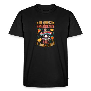 in queso emergency Design for a paramedic - Men's Premium Organic T-Shirt - black - Front - Nico (187cm)