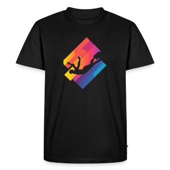Nageurs Apnée Brasse - T-shirt Premium bio Homme - noir - Devant - Nico (187cm)