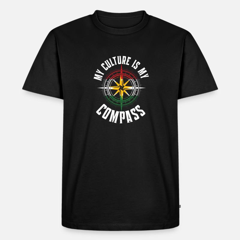 Kurdistan Kurde Kurden - Männer Premium Bio T-Shirt - Schwarz
