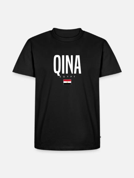 Qina Egypt - Men's Premium Organic T-Shirt - black