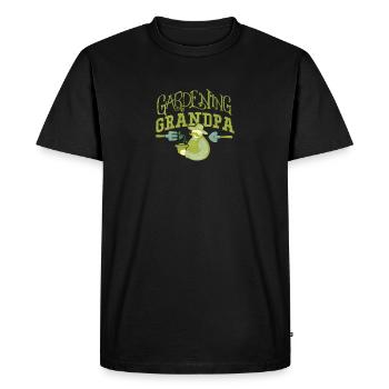 Jardinage Papy Horticulture Hobby Apparel et - T-shirt Premium bio Homme - noir - Devant - Nico (187cm)