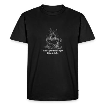 CoffeeLove pour petits et grands - T-shirt Premium bio Homme - noir - Devant - Nico (187cm)