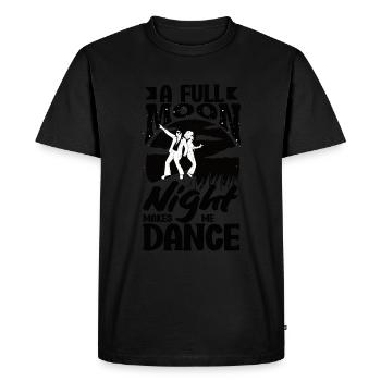 Moonlit Night Dancer's - Men's Premium Organic T-Shirt - black - Front - Nico (187cm)