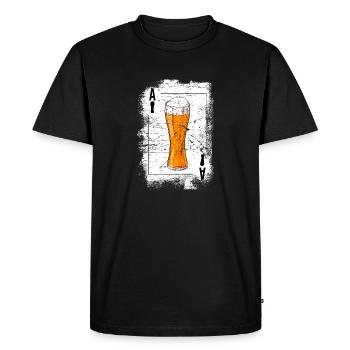 Beer Pilsner Wheat IPA cadeau amusant pour les buveurs - T-shirt Premium bio Homme - noir - Devant - Nico (187cm)