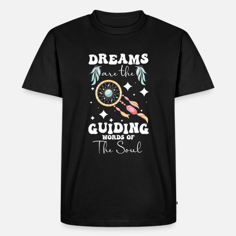 Traum Träumer - Männer Premium Bio T-Shirt - Schwarz