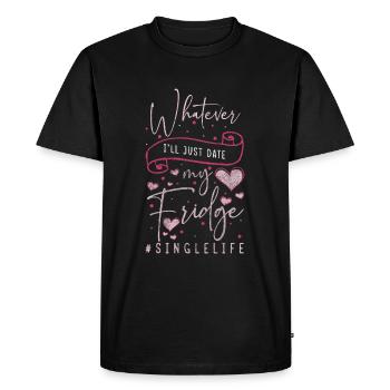Relationship Dating Love Pick-up - Men's Premium Organic T-Shirt - black - Front - Nico (187cm)