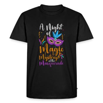 Party Stranger Protection - Men's Premium Organic T-Shirt - black - Front - Nico (187cm)