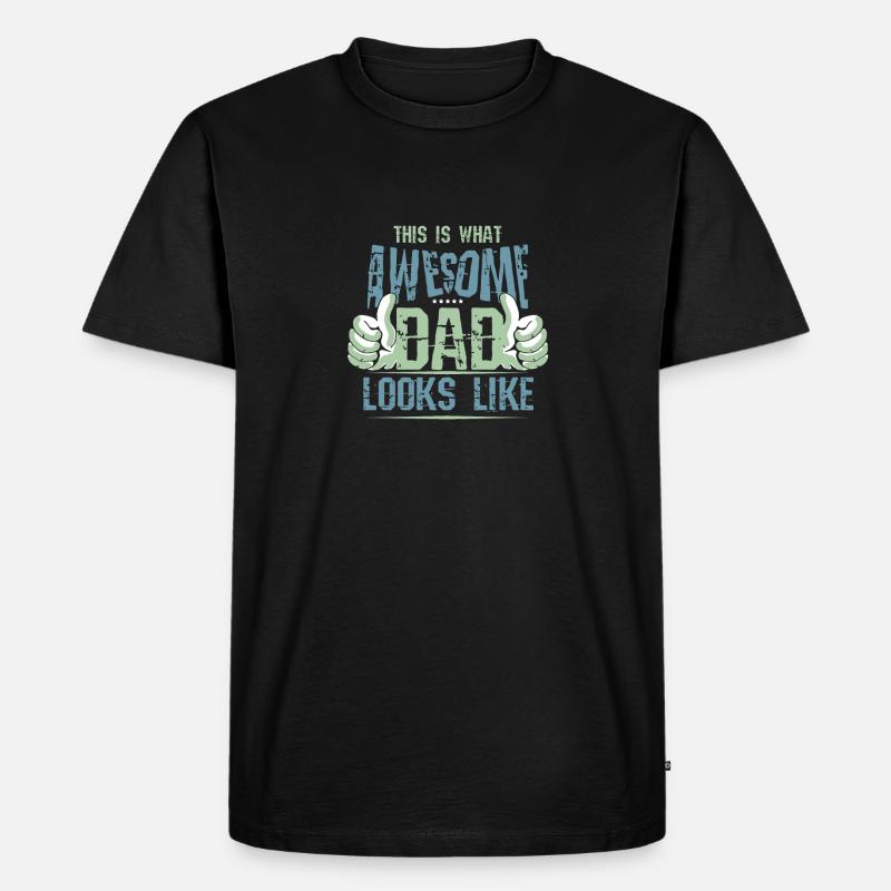 this is what - Männer Premium Bio T-Shirt - Schwarz