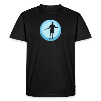 Field Hockey Field Hockey - Men's Premium Organic T-Shirt - black - Front - Nico (187cm)