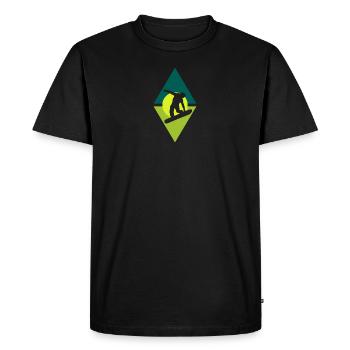 Snowboard Sports d’hiver Snowboard - T-shirt Premium bio Homme - noir - Devant - Nico (187cm)