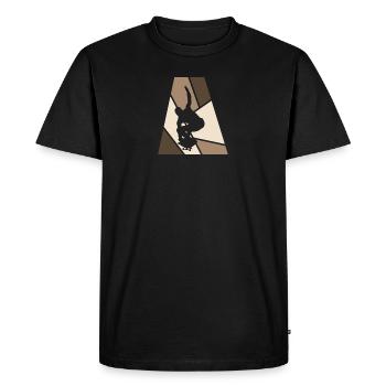 Skateboarding Skateboard Skateboarder - T-shirt Premium bio Homme - noir - Devant - Nico (187cm)