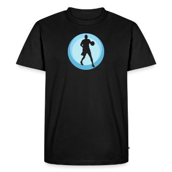 Basket-ball Basketteurs BBall - T-shirt Premium bio Homme - noir - Devant - Nico (187cm)