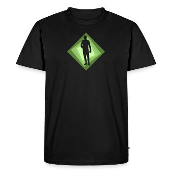Uppercut Boxer - Men's Premium Organic T-Shirt - black - Front - Nico (187cm)