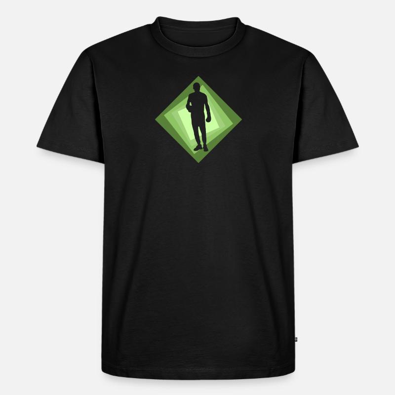 Uppercut Boxer - Männer Premium Bio T-Shirt - Schwarz