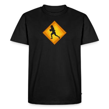 Gridiron Touchdown Football américain w - T-shirt Premium bio Homme - noir - Devant - Nico (187cm)