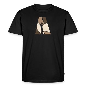 Volleyball de plage Volleyball Beachen b - T-shirt Premium bio Homme - noir - Devant - Nico (187cm)