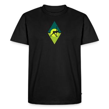 Mantra Yoga Vinyasa b - T-shirt Premium bio Homme - noir - Devant - Nico (187cm)