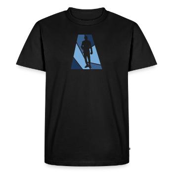 Uppercut de match de boxe - T-shirt Premium bio Homme - noir - Devant - Nico (187cm)