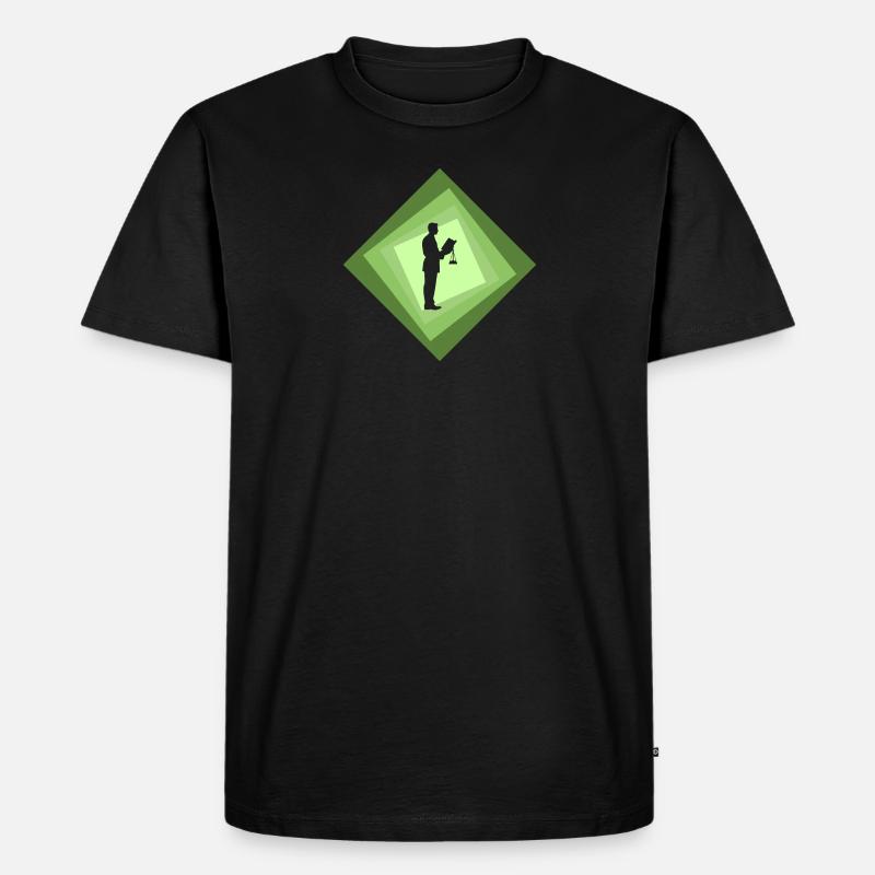 Gericht Recht Behandlung - Männer Premium Bio T-Shirt - Schwarz