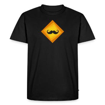 Beard Facial Hair November - Men's Premium Organic T-Shirt - black - Front - Nico (187cm)