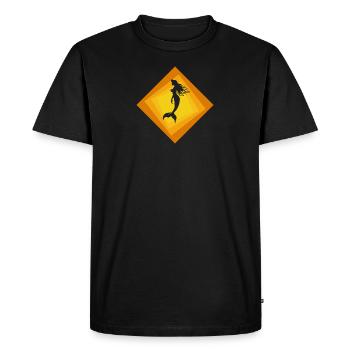Créature mythique Marina - T-shirt Premium bio Homme - noir - Devant - Nico (187cm)