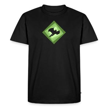 Wingsuit Flying Base Jumping - Men's Premium Organic T-Shirt - black - Front - Nico (187cm)