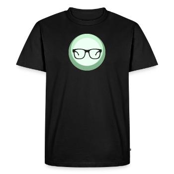 Bookworm Littérature Roman - T-shirt Premium bio Homme - noir - Devant - Nico (187cm)