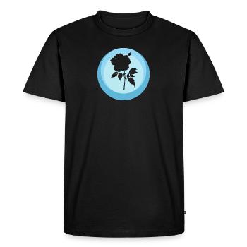 Bouquet d’arrosoir de fleuriste - T-shirt Premium bio Homme - noir - Devant - Nico (187cm)
