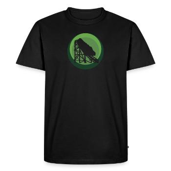Grande roue de carnaval Lukas - T-shirt Premium bio Homme - noir - Devant - Nico (187cm)