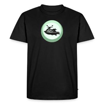 Jetski Jet Ski Wakeskating - T-shirt Premium bio Homme - noir - Devant - Nico (187cm)