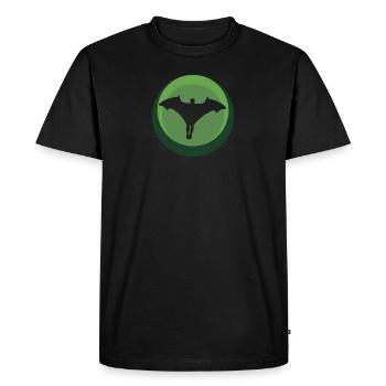 Wingsuit Flying Base Jump - T-shirt Premium bio Homme - noir - Devant - Nico (187cm)