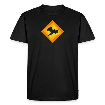 Wingsuit Flying Suit - Men's Premium Organic T-Shirt - black - Front - Nico (187cm)