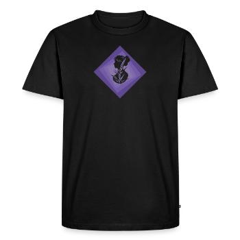 Droits des animaux végétaliens - T-shirt Premium bio Homme - noir - Devant - Nico (187cm)