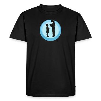 Enseignants du primaire - T-shirt Premium bio Homme - noir - Devant - Nico (187cm)