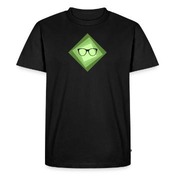 Read Writing Author - Men's Premium Organic T-Shirt - black - Front - Nico (187cm)