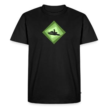 Jet Ski Sports nautiques Wakeskate - T-shirt Premium bio Homme - noir - Devant - Nico (187cm)