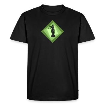 Paragraphe de droit judiciaire - T-shirt Premium bio Homme - noir - Devant - Nico (187cm)