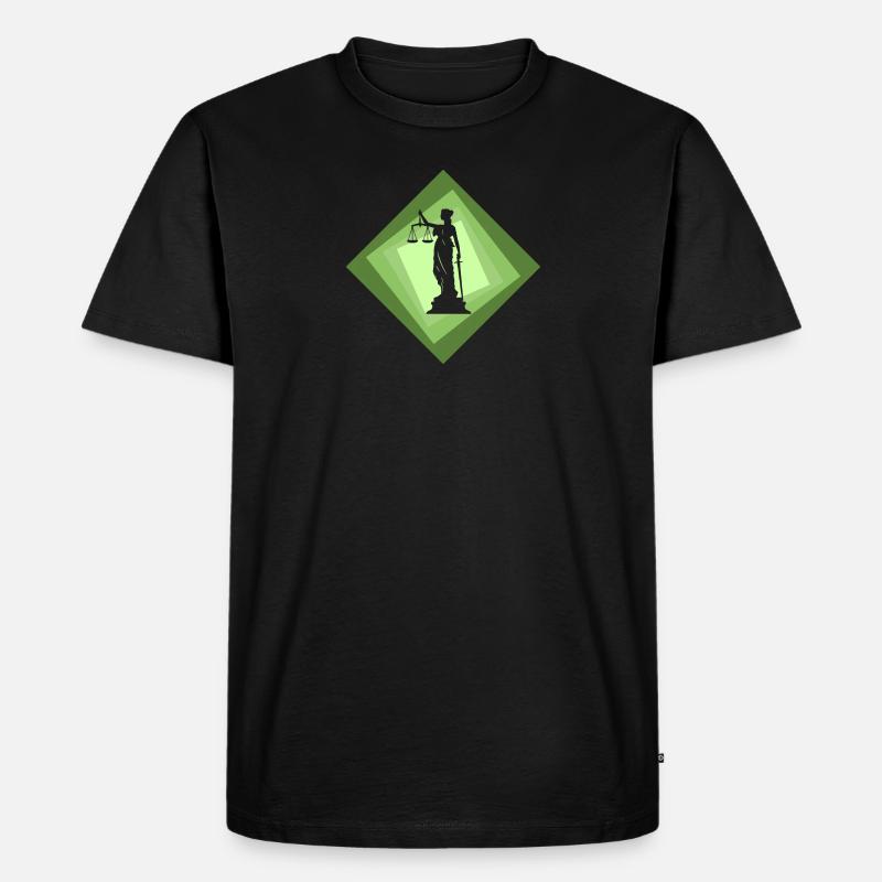 Gericht Recht Absatz - Männer Premium Bio T-Shirt - Schwarz